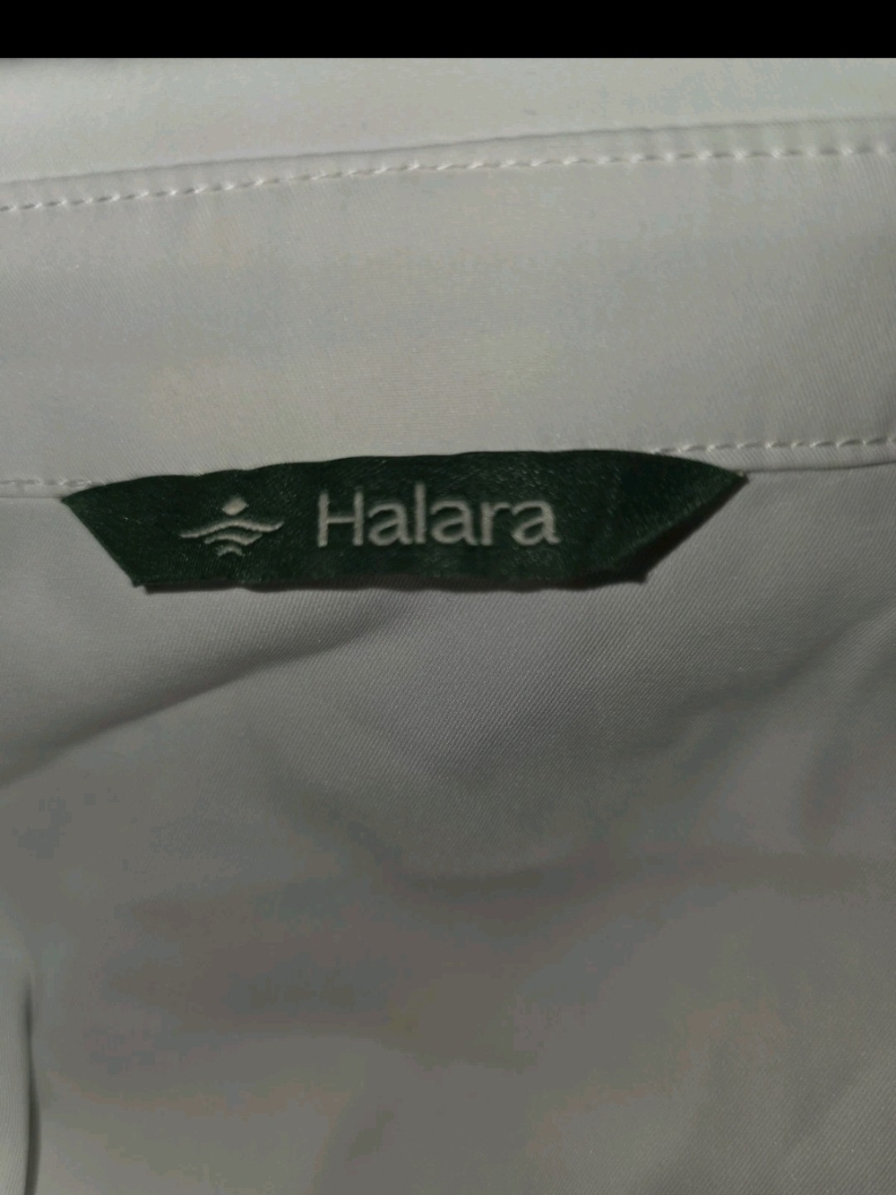 HALARA White Long-Sleeve Button-Up Dress Shirt - Picture 4 of 5